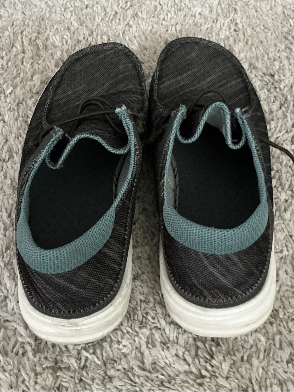 Hey Dude Slip-On Loafers breathable soles eclectic grandpa sporty collegiate 9